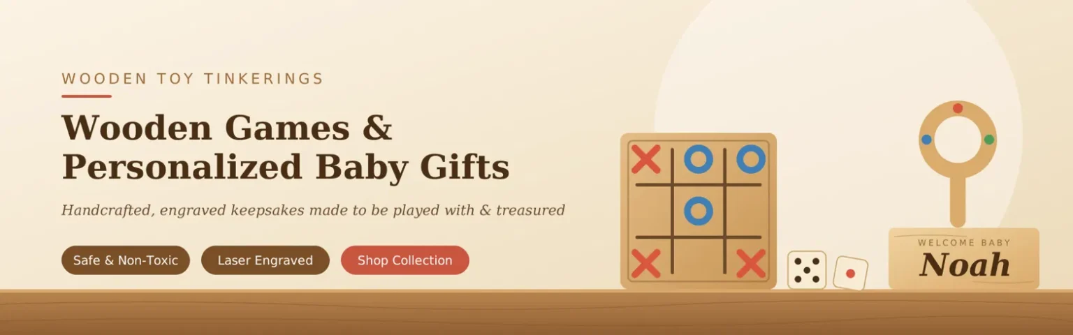 Timeless Play: Why Wooden Games and Personalized Baby Gifts Are Back in Style